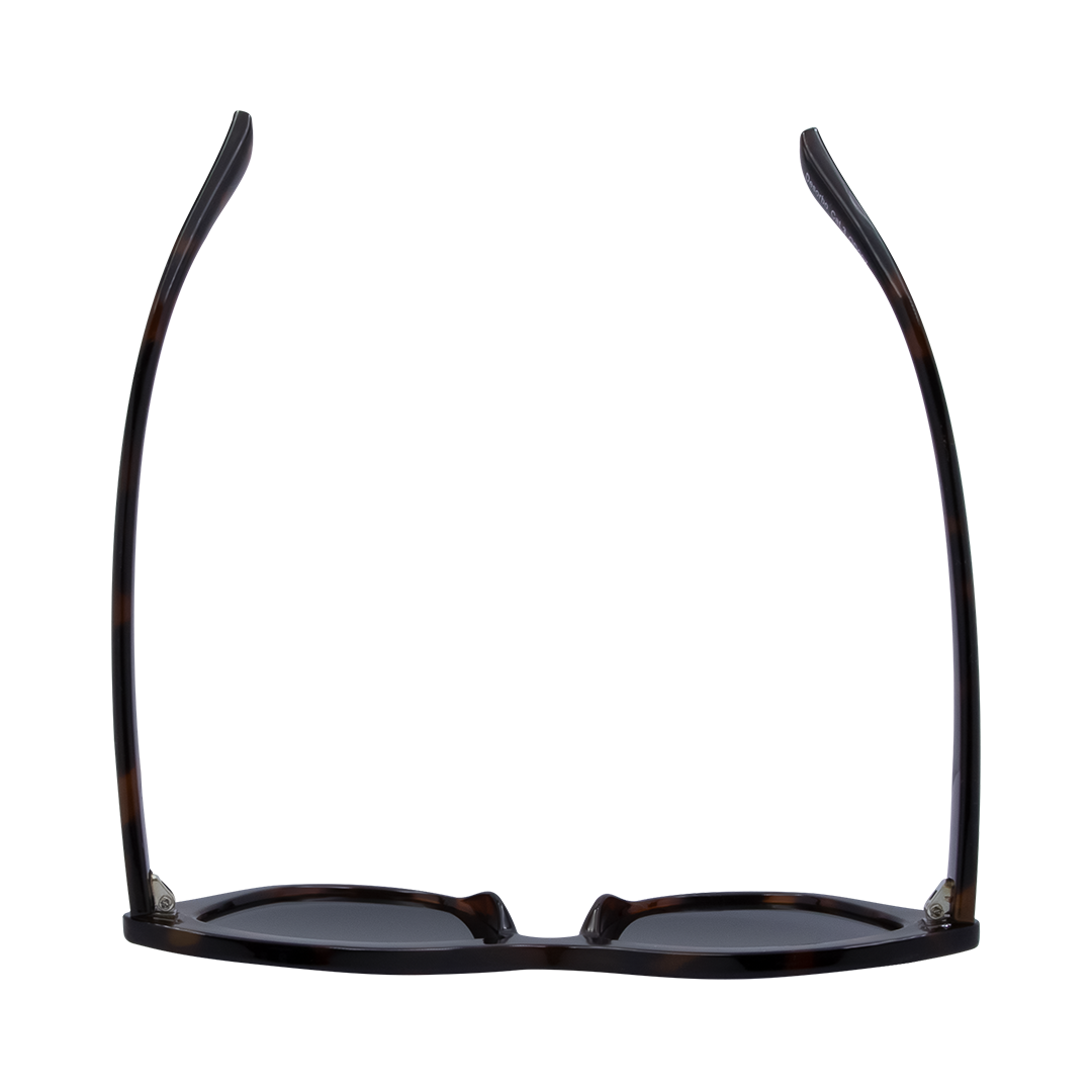 Desorbo Cats Eye Women's Sunglasses with Tortoise Shell Frame and Smoke Lens top view