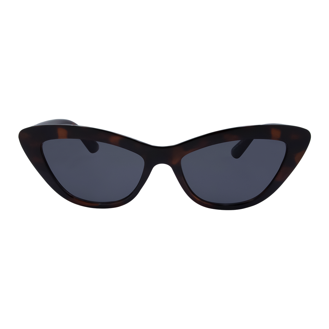 Desorbo Tortoise Shell Smoke Cats Eye Women's Sunglasses front view