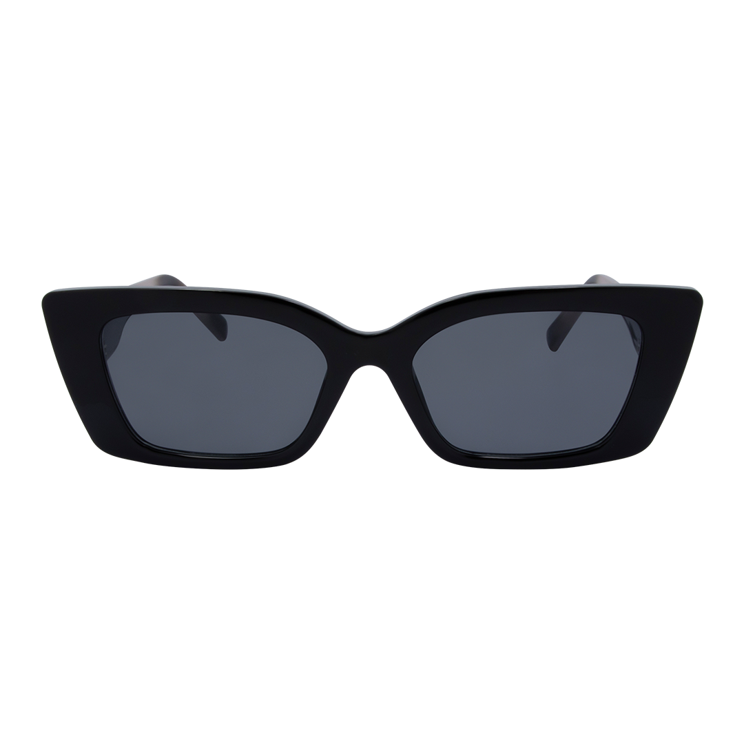 Juniper Black Smoke Rectangle Women's Sunglasses front view