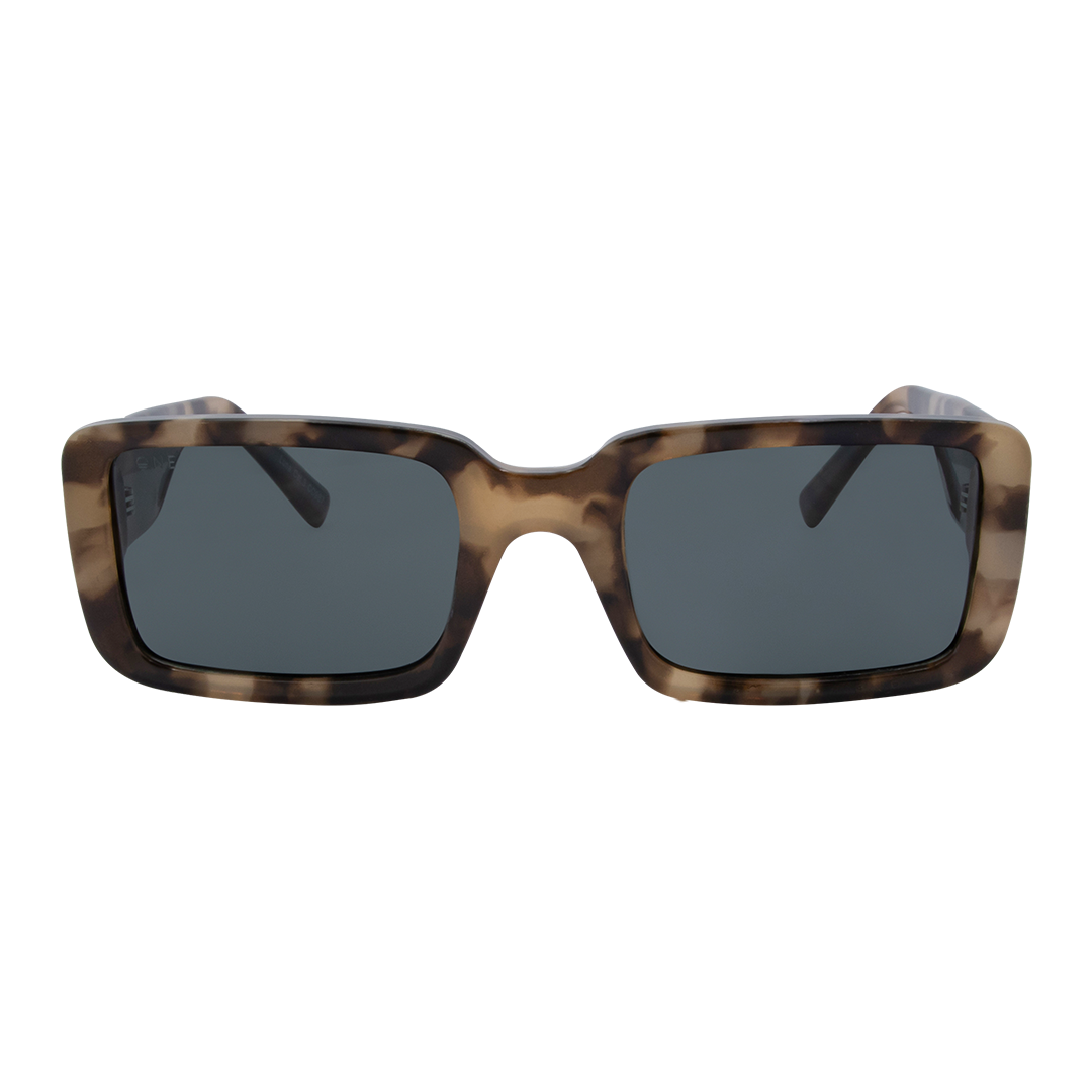 Luna Tortoise Shell G15 Rectangle Women's Polarised Sunglasses front view