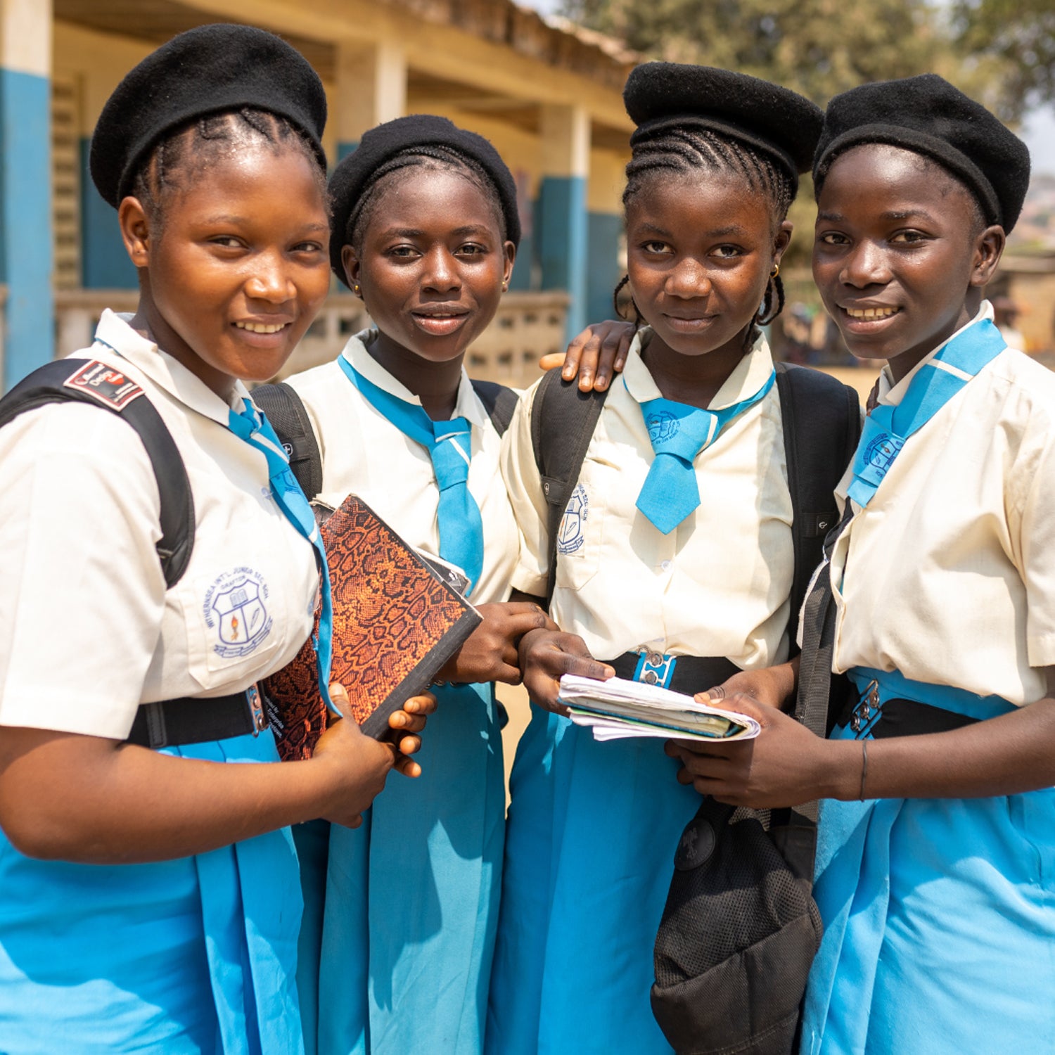 Girls getting an education due to ONEGIRL charity