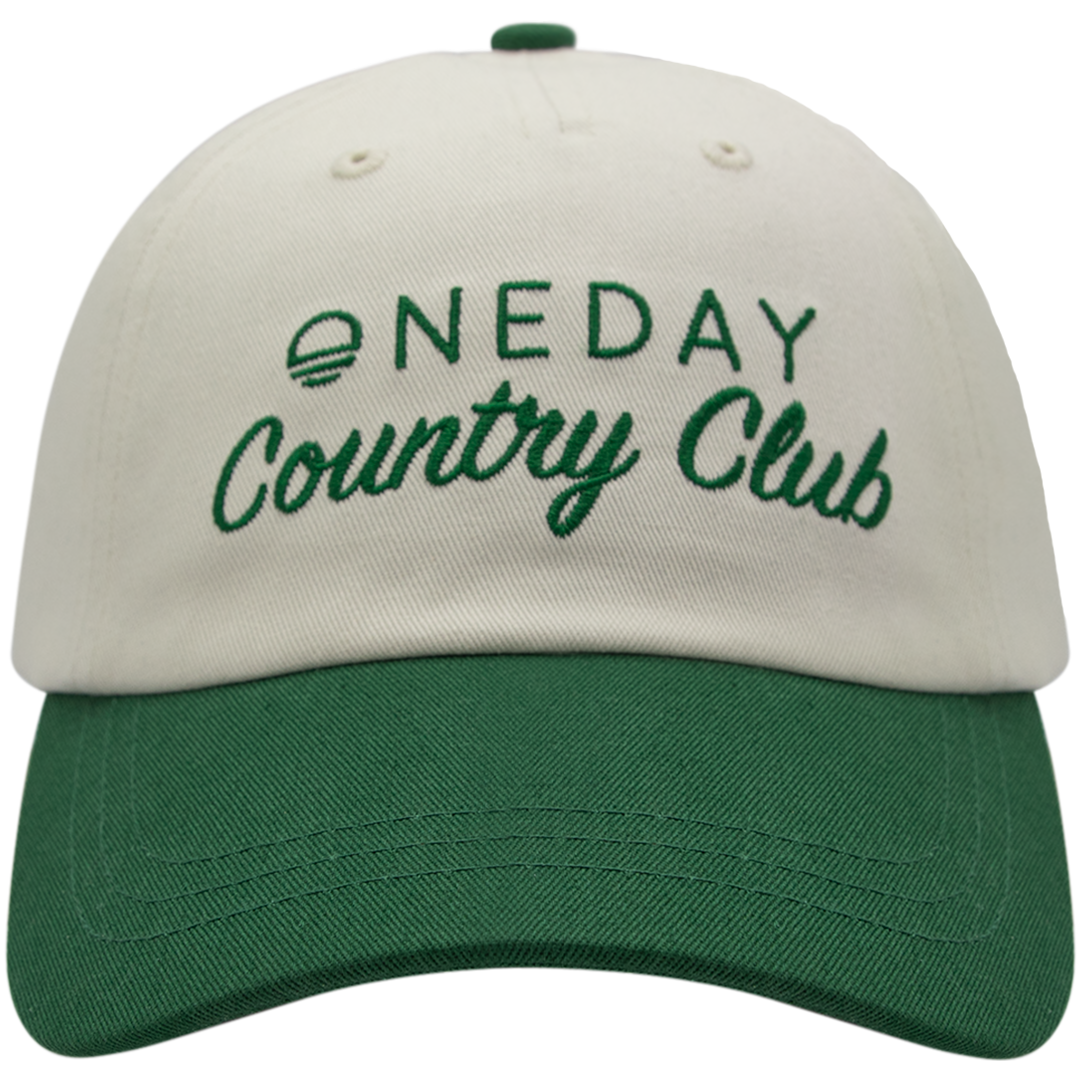 Oneday The Club in Natural/Green Front View