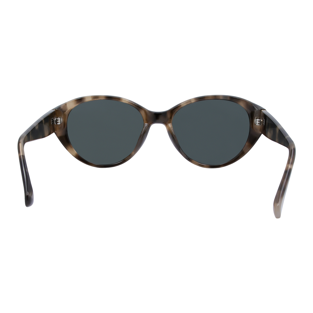 Polly Oval Women's Sunglasses with Tortoise Shell Frame and G15 Polarised Lens inside view