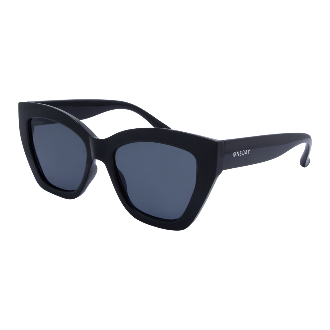 Winona Black Smoke Cats Eye Women's Sunglasses