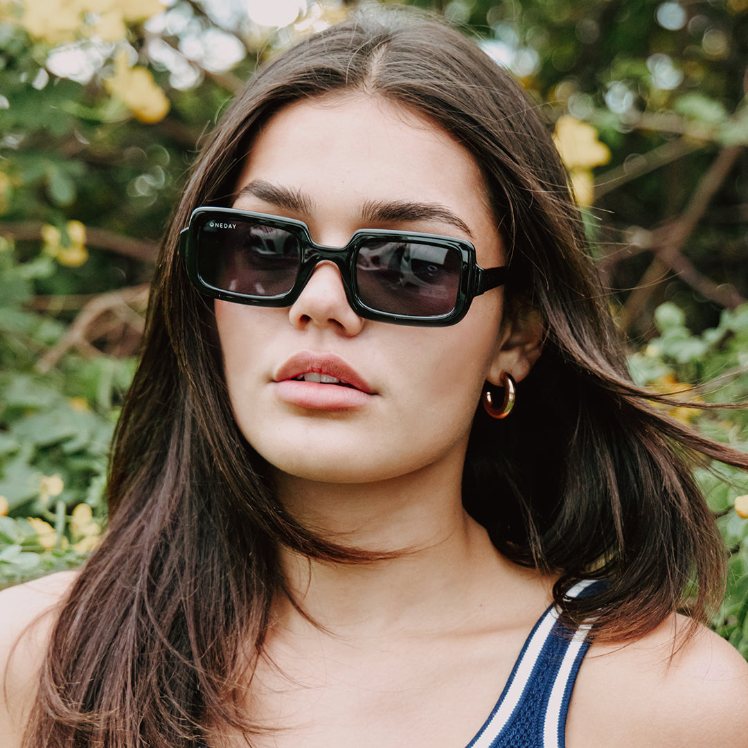 Woman wearing Gigi in Black Smoke from Oneday Australia