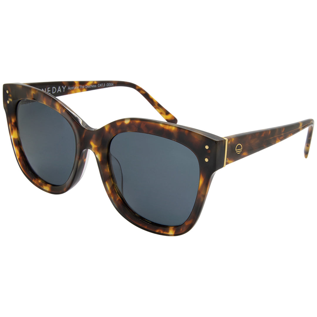 The Duchess Tort Smoke Polarised Acetate Women's Sunglasses