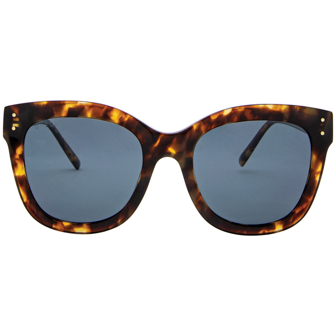 The Duchess Tort Smoke Polarised Acetate Women's Sunglasses Front View