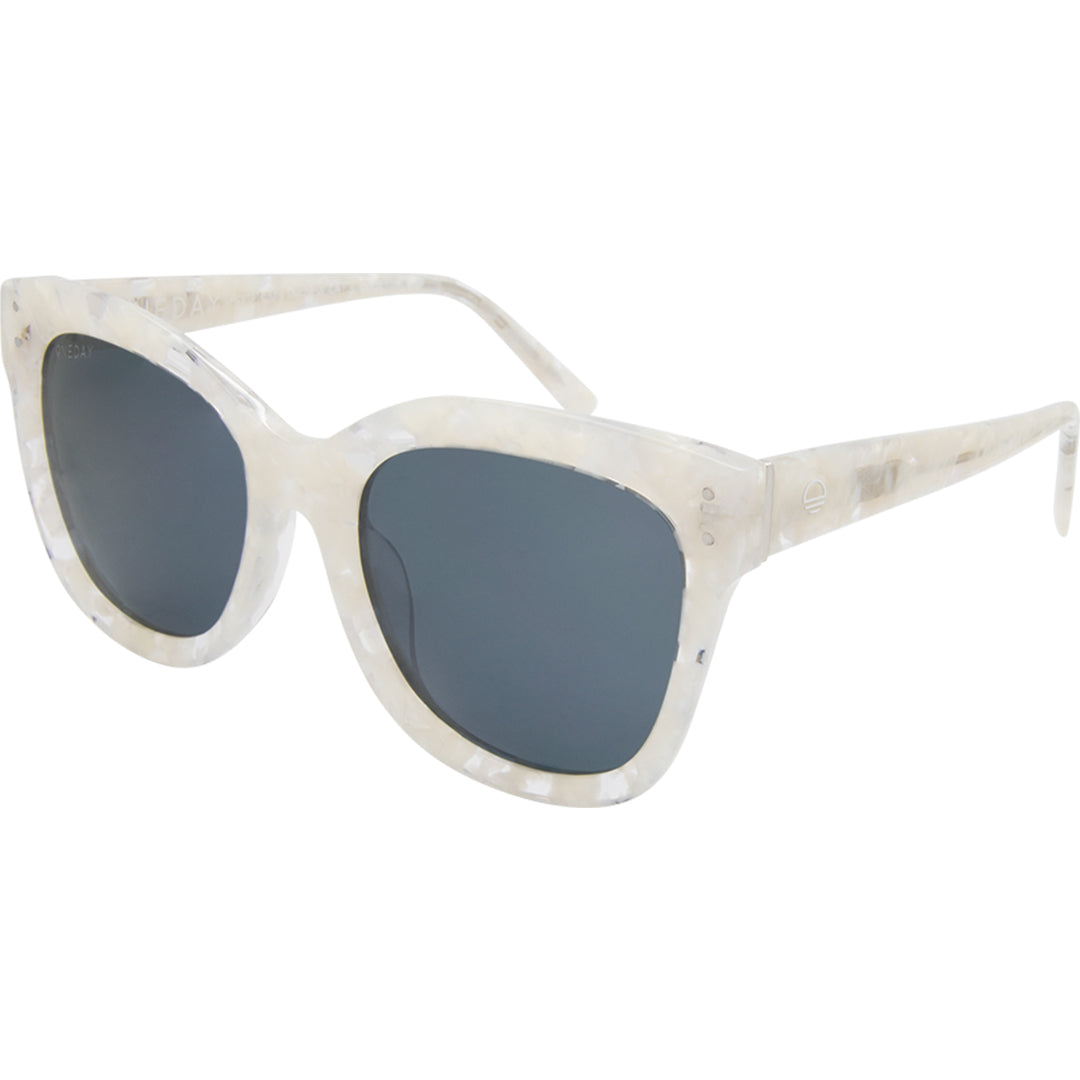 The Duchess White Polarised Acetate Women's Sunglasses