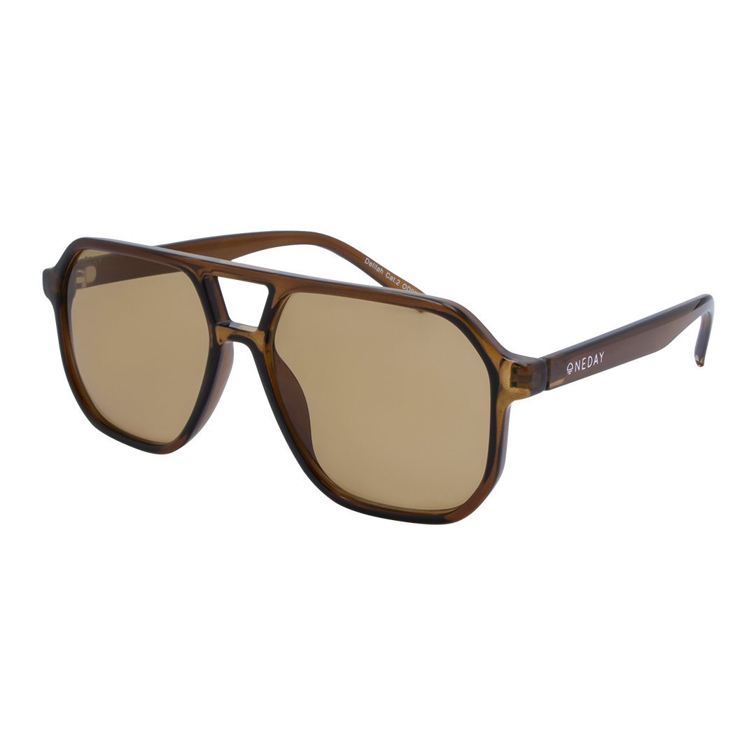 Delilah Brown Aviator Women's Sunglasses