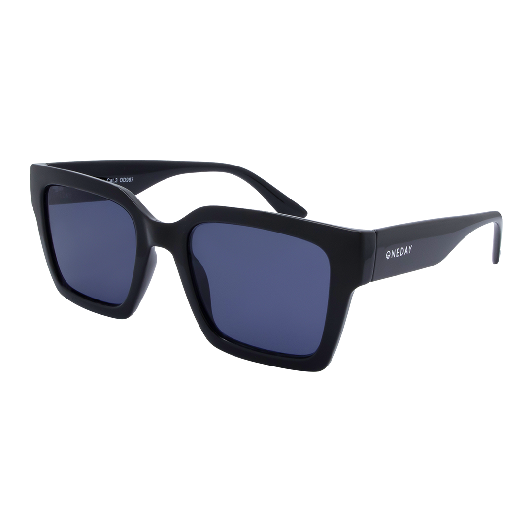 Rhodes Black Blue Square Women's Sunglasses