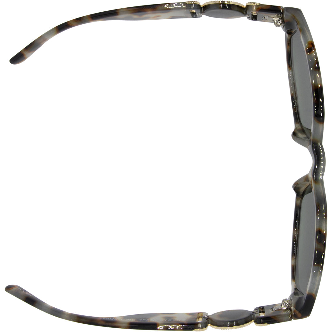 Vogue Angular Sunglasses with Tort Frame and G15 Lens top view