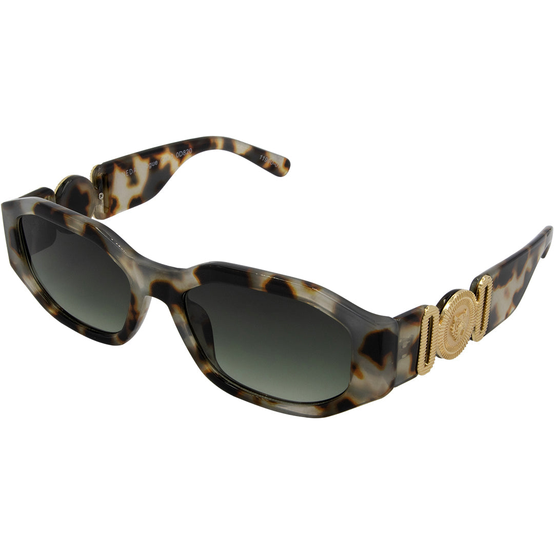 Vogue Tort Angular Womens Sunglasses made of polycarbonate and G15 lens