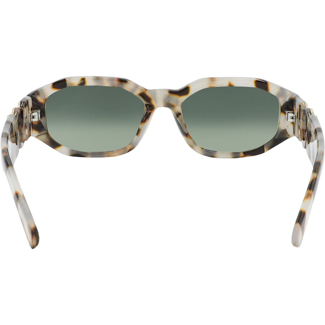 Vogue Tort Angular Womens Sunglasses rear view with G15 lens