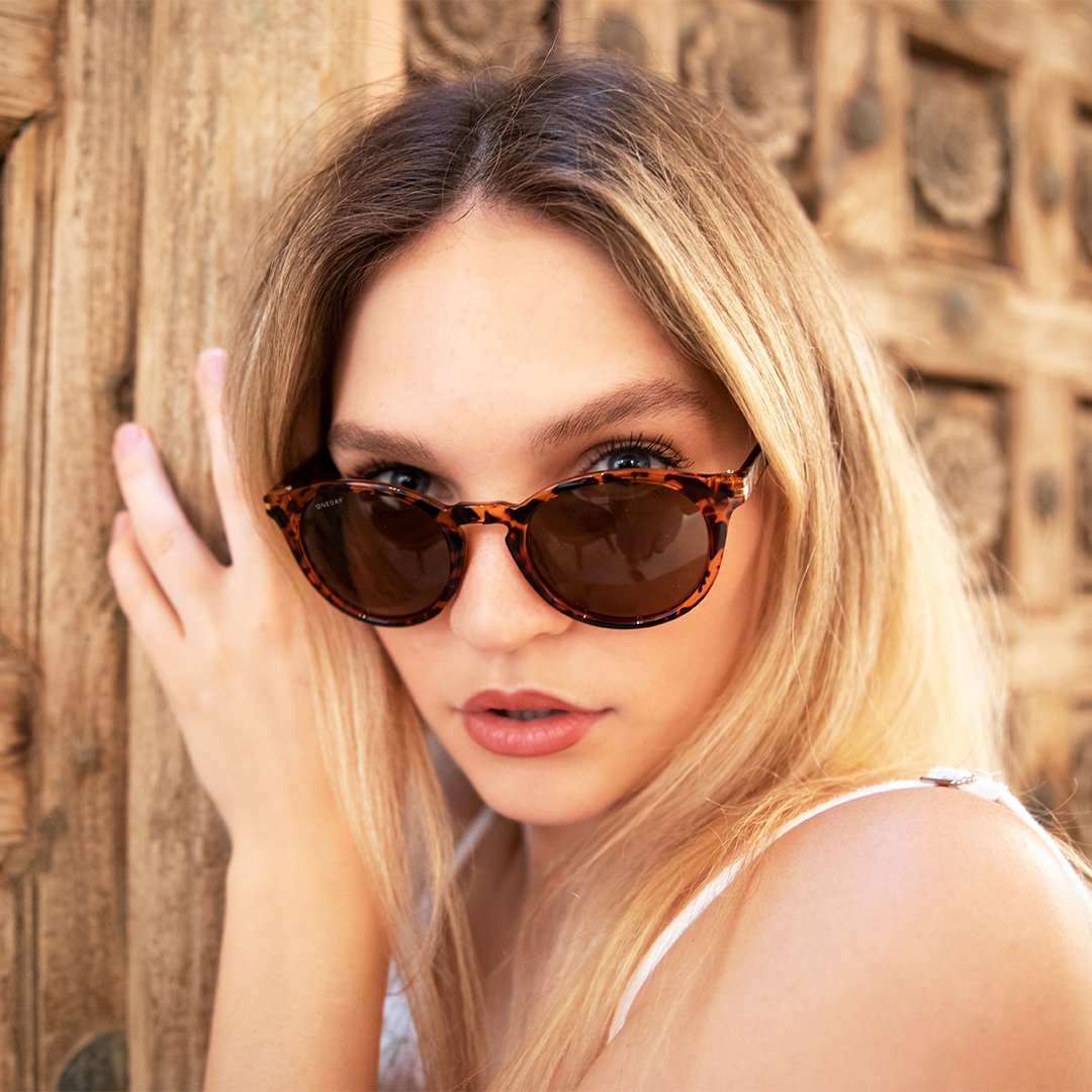 See Straight Thru U Tort Brown Women's Sunglasses