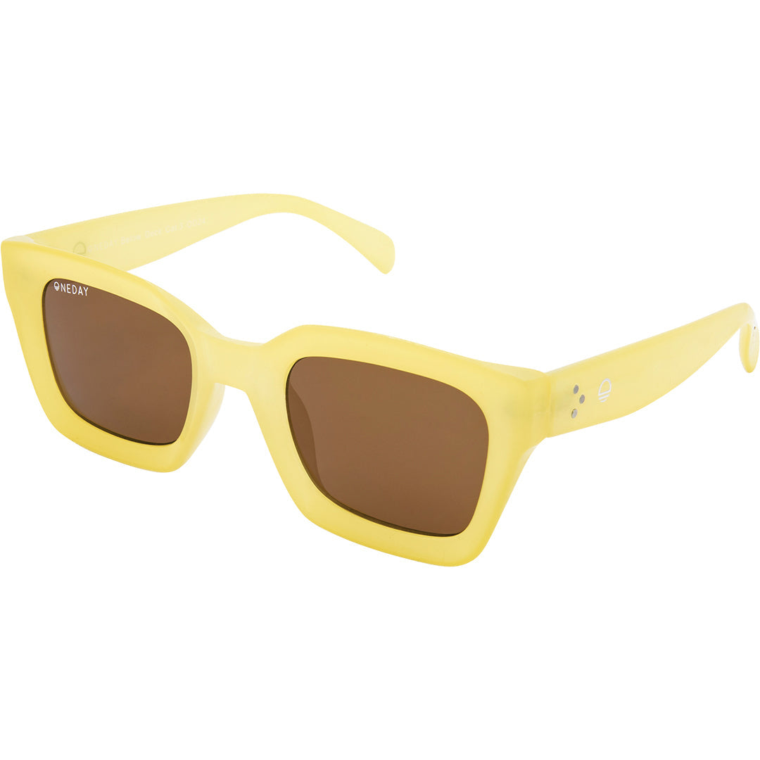 Below Deck Lemon Brown Women's Sunglasses