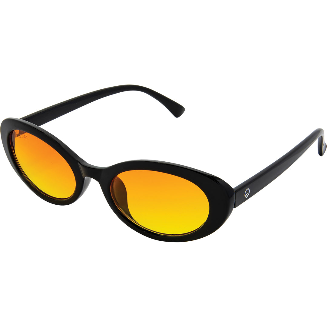 Daisy Chains - Black Orange UV400 Women's Sunglasses