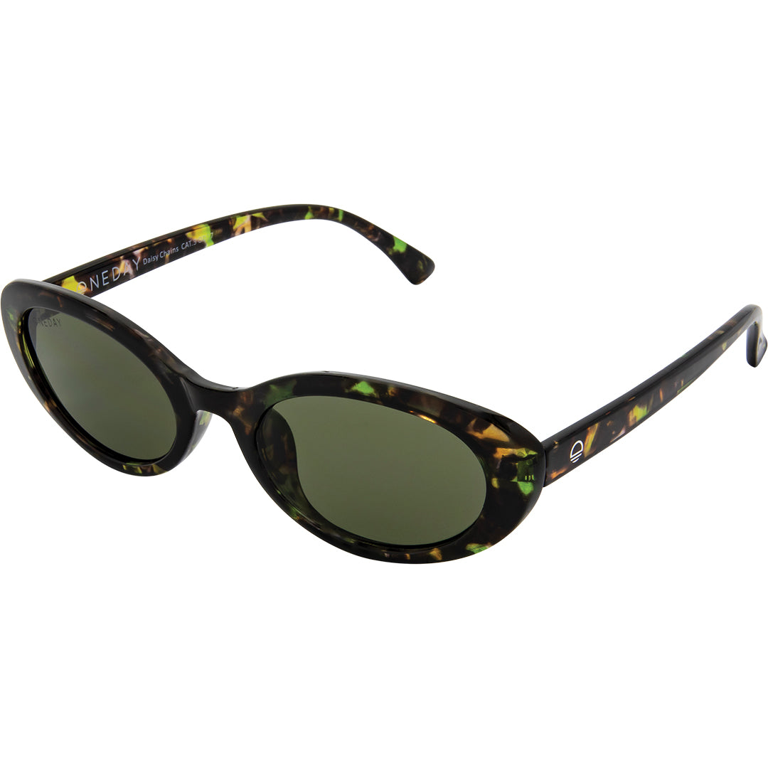 Daisy Chains - Green Tort Green UV400 Women's Sunglasses