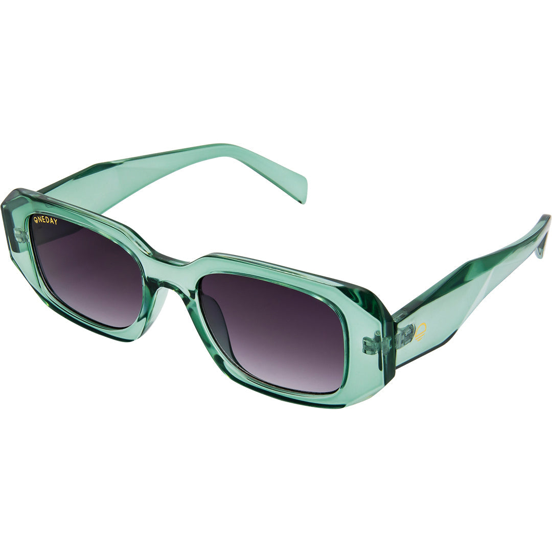 Bejewelled Green Smoke Women's Sunglasses