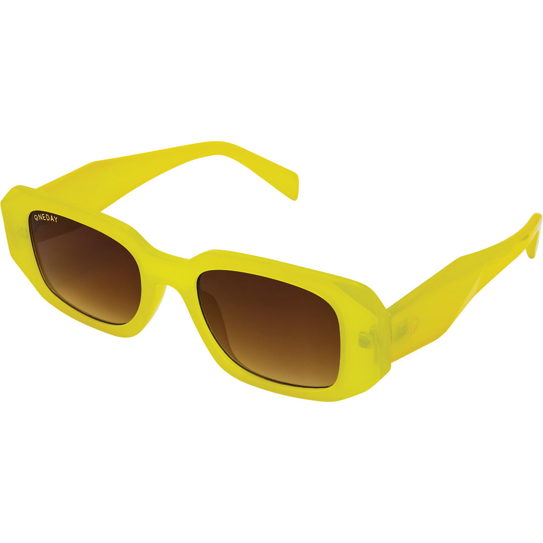 Bejewelled Yellow Brown Women's Sunglasses