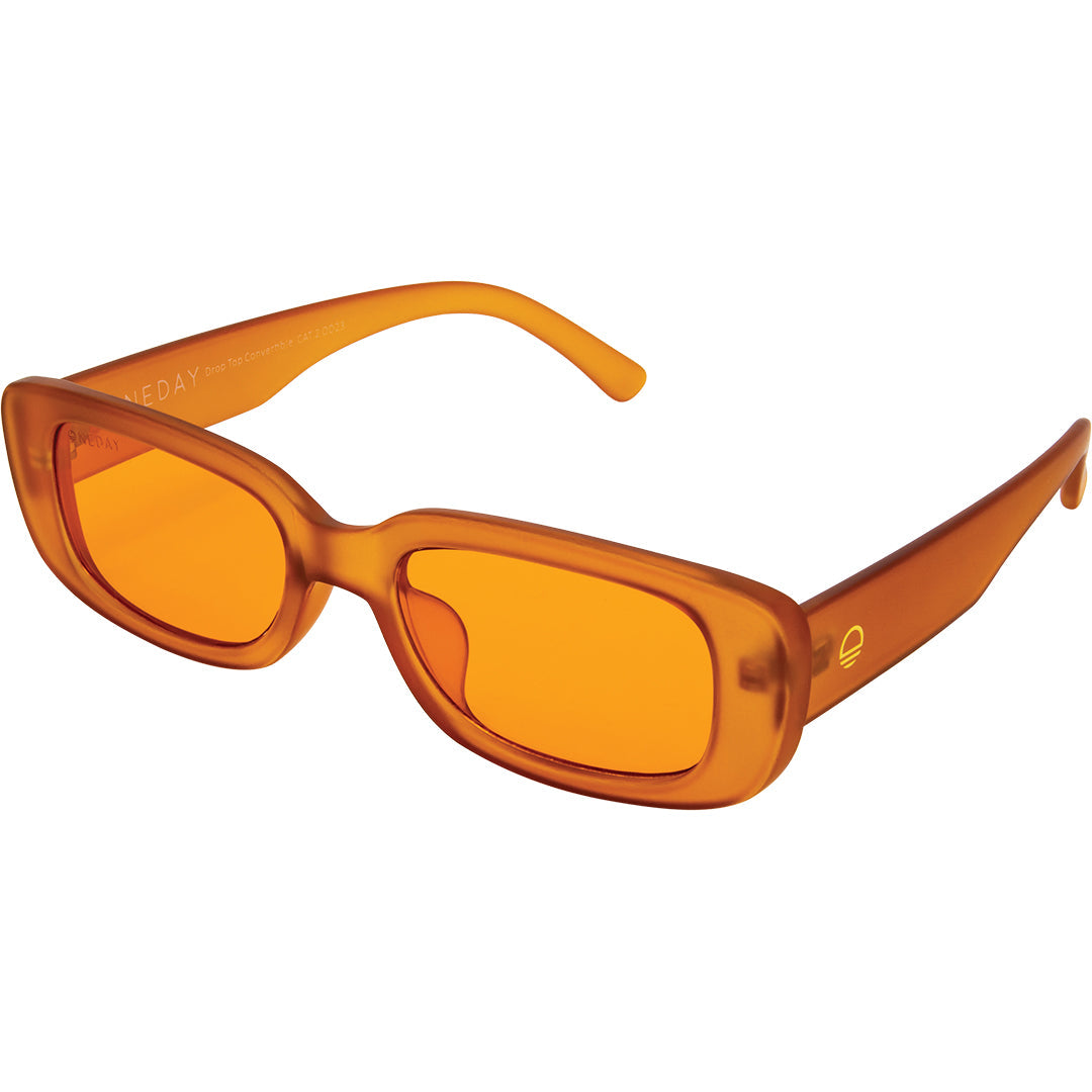 Drop Top Convertible Orange Orange Women's Sunglasses